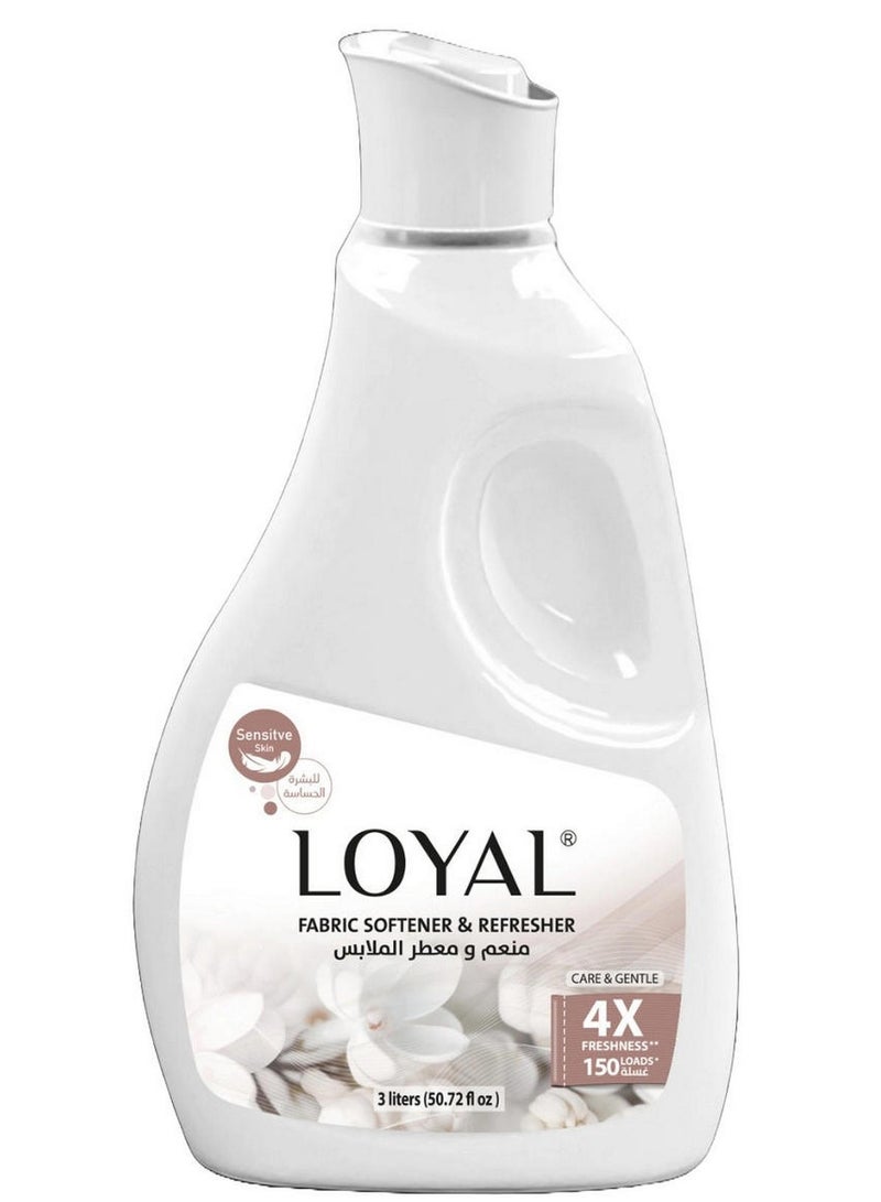 loyal Fabric Softener Freshener Care & Gentle 3 L