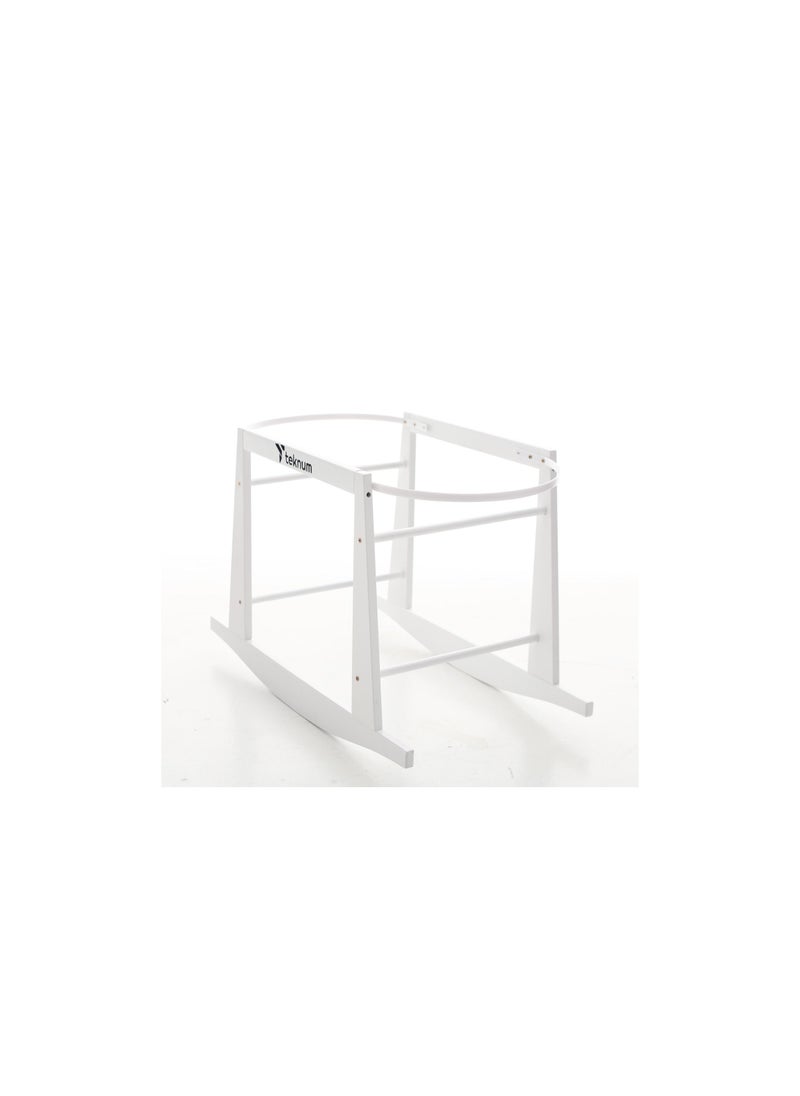 Wicker Pod Moses Basket Rocker Stand With Adjustable Straps - White - pzsku/ZC750372F1702DFA8CF6DZ/45/_/1679736925/c7c225e0-5b29-4d87-a27d-426ed5b03ea1