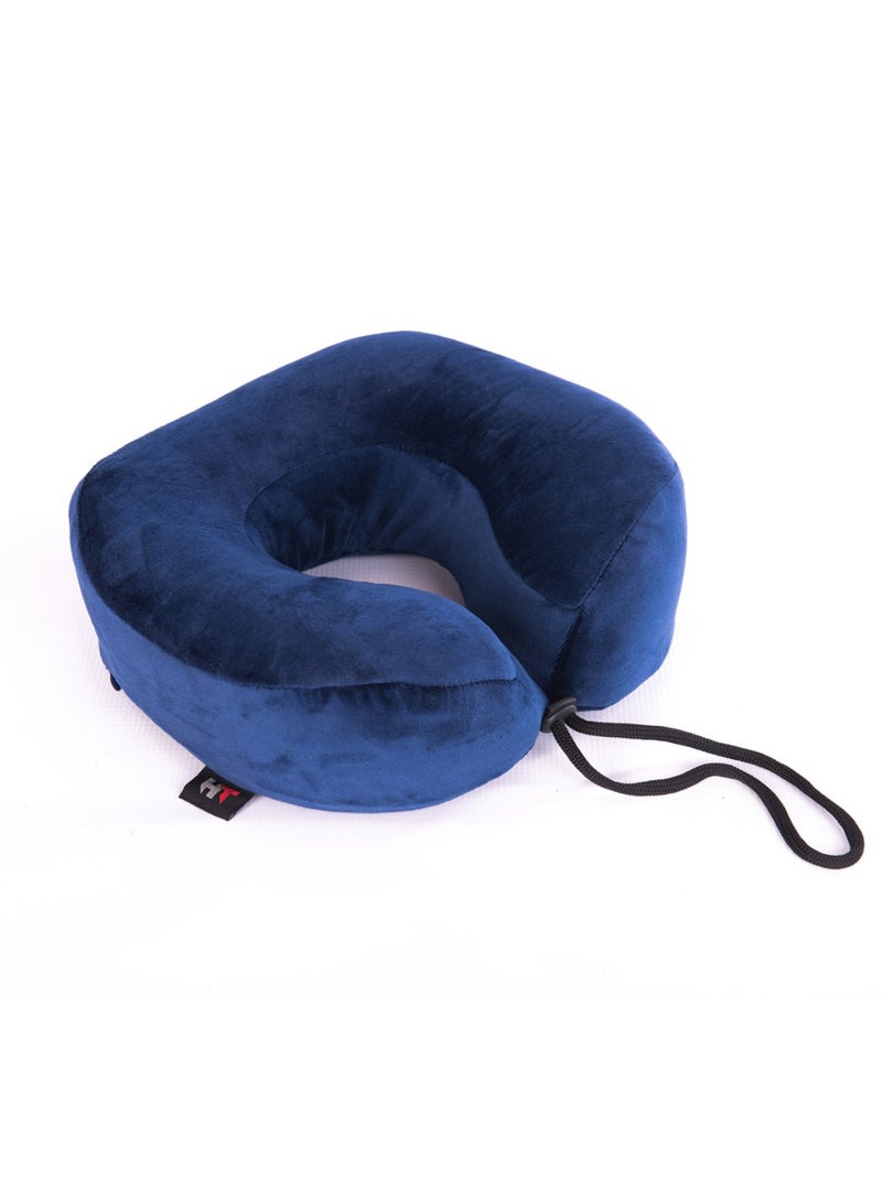 HT Modern medical travel neck brace, memory foam from Germany, suitable for travel, navy blue - Image 1