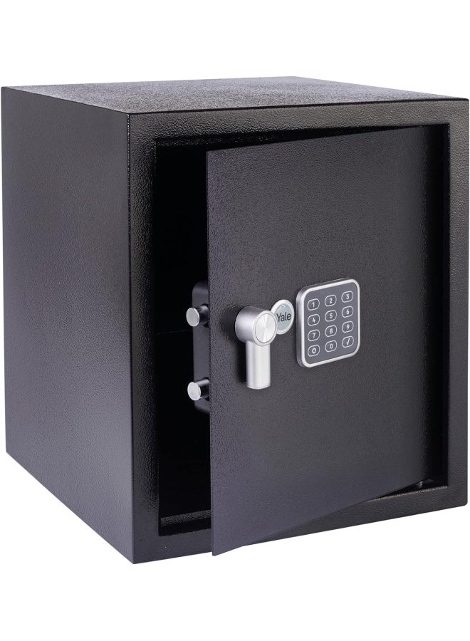 Yale Electronic Safe Box Large Digital Keypad Lock 390x350x360mm, Steel Home Security Safe with PIN Code & Key Access, Auto Lock, Anti-Shock Protection, LED Indicator, Cash Jewelry Document Storage - Image 4