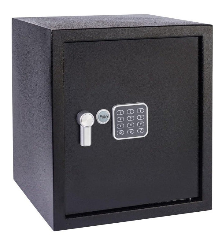 Yale Electronic Safe Box Large Digital Keypad Lock 390x350x360mm, Steel Home Security Safe with PIN Code & Key Access, Auto Lock, Anti-Shock Protection, LED Indicator, Cash Jewelry Document Storage - Image 1