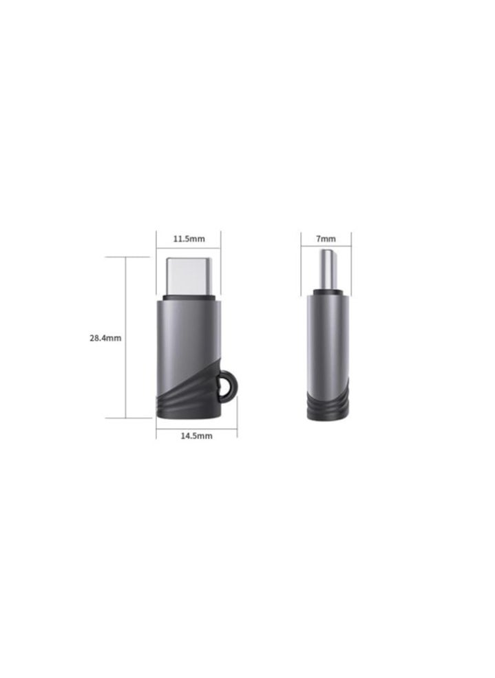 erorex - 2-Pack Lightning Female to USB Type-C Male Adapter Fast Charge, Universal Compatibility for iPhone 15/15 Pro/15 Pro Max/15 Plus/iPad Air, Other Type C Device - Image 1