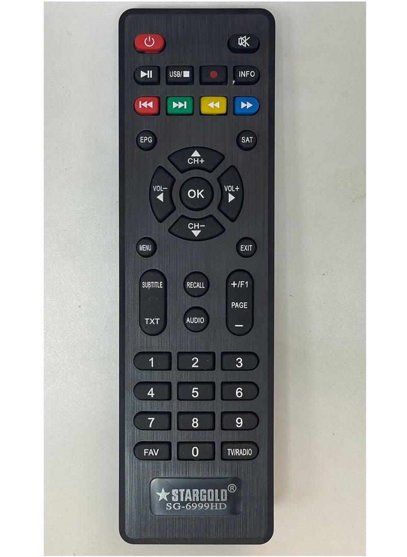 Satellite Receiver Remote Control For