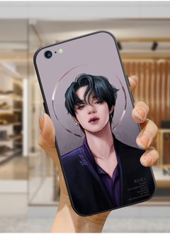 Protective Shockproof Case Cover For Apple iPhone 6s BTS Jimin music cartoon album Drawing