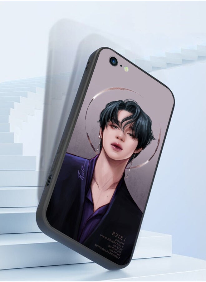 Generic - Protective Shockproof Case Cover For Apple iPhone 6s BTS Jimin music cartoon album Drawing - Image 1