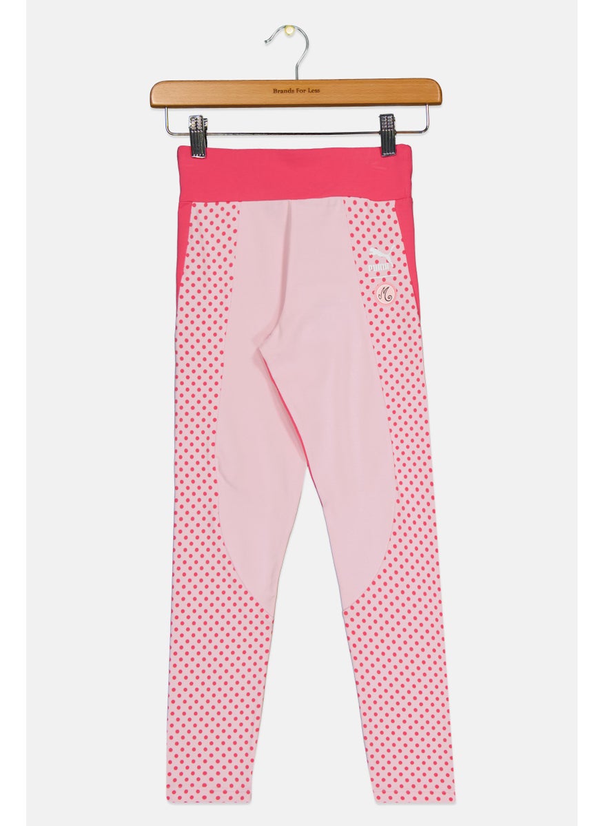 Puma x Miraculous - Kids Girl Allover Print Leggings, Pink Combo - Image 1