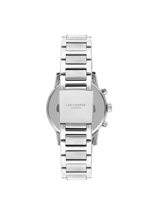 Lee Cooper - Lee Cooper Men's Quartz Movement Watch, Multi Function Display and Metal Strap - LC07505.380, Silver - Image 1