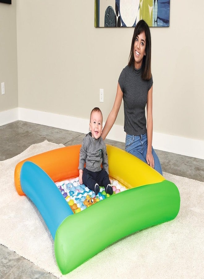 KinderTales® Up, in & Over Animal Friends Inflatable Baby Play Mat - Soft Infant Activity Gym, Sensory Development, Quick Setup, Safe & Portable - Image 4