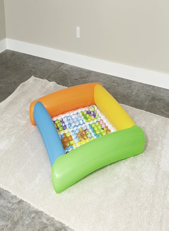 KinderTales® Up, in & Over Animal Friends Inflatable Baby Play Mat - Soft Infant Activity Gym, Sensory Development, Quick Setup, Safe & Portable - Image 5