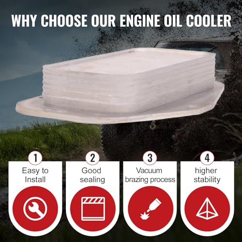 TOPAZ 55571687 Engine Oil Cooler w/Gasket Compatible with Chevrolet Chevy Aveo 5 Cruze Sonic G3 Astra 2008-2016 55355603 - Image 5