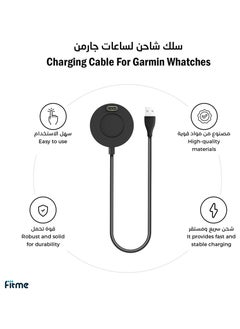 Charging Cable For Garmin Fenix Series / Forerunner Series / Instinct Series / Venu Series / Enduro Series / Approach Series / Vivoactive Series / Vivomove Series
