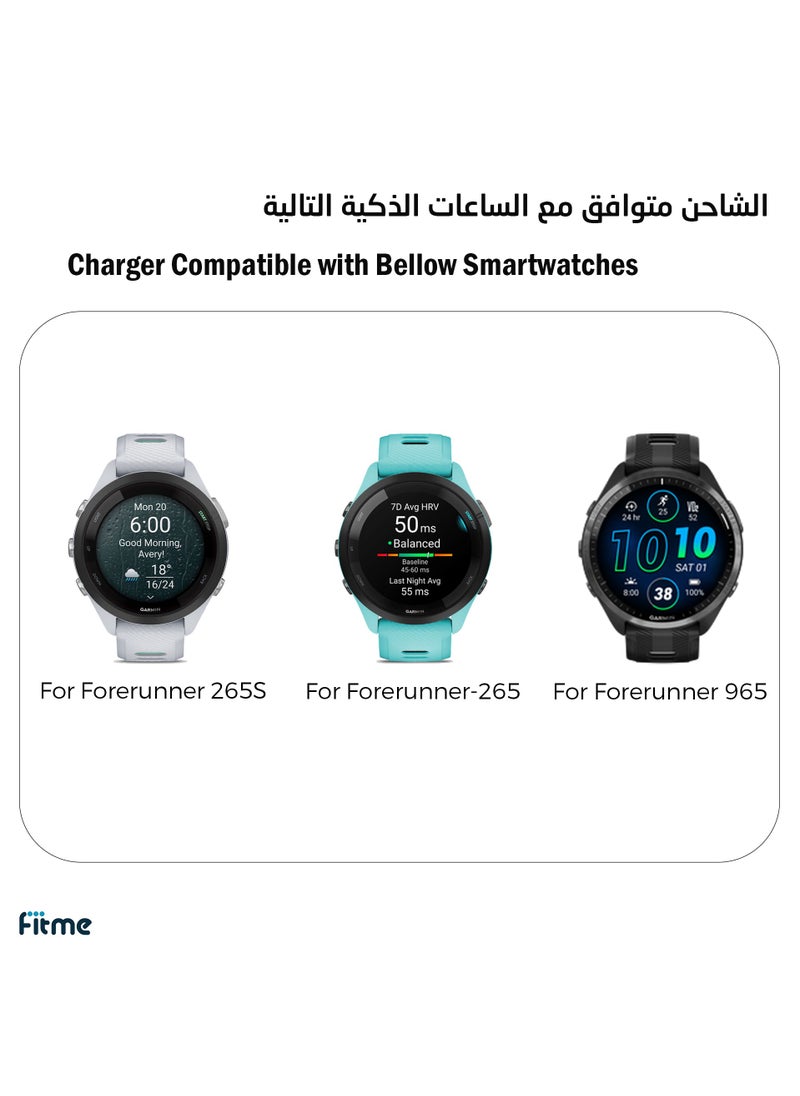 FITME - Charging Cable For Garmin Fenix Series / Forerunner Series / Instinct Series / Venu Series / Enduro Series / Approach Series / Vivoactive Series / Vivomove Series - Image 1