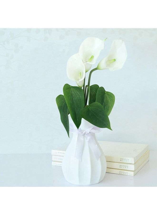 NIBEMINENT Artificial Calla Lily Bridal Wedding Bouquet Multicolour