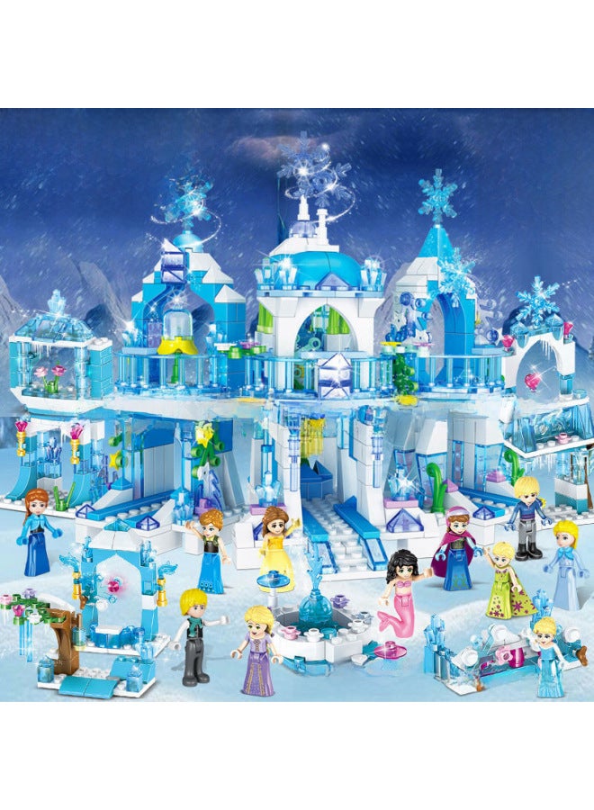 Educational Girls Compatible Lego Blocks Building Toys Snow White Princess Villa Castle Series Plastic DIY Toys For Teenage Girls-Color:Good Friend Mia's Tree House (391)30 Lights  - Image 5