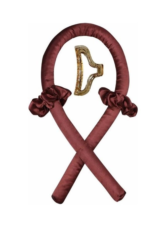 NIBEMINENT 2-Piece Foam Sponge Curling Iron Set Coffee - Image 1