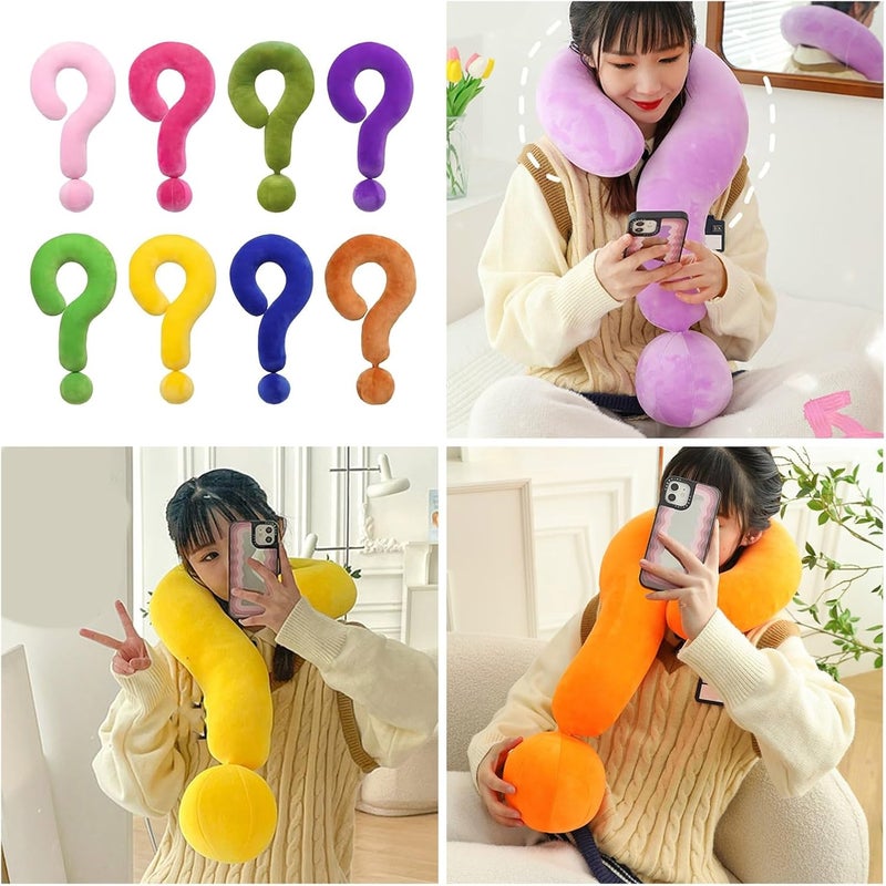 Colorful Toy Soft Plushes Cushions Question Mark Shape Pillows Home Decoration Creative Pillows Toy for Sofa Or Chair Ergonomic Back Pillow - Image 1