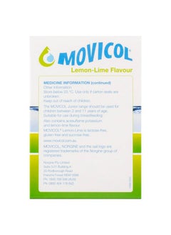 MOVICOL Sachets For Relieve Of Constipation To Restore Comfortable Bowel Movements - Lemon - Lime Flavor - 30 Sachets  - Image 4