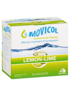 MOVICOL Sachets For Relieve Of Constipation To Restore Comfortable Bowel Movements - Lemon - Lime Flavor - 30 Sachets  - Image 1