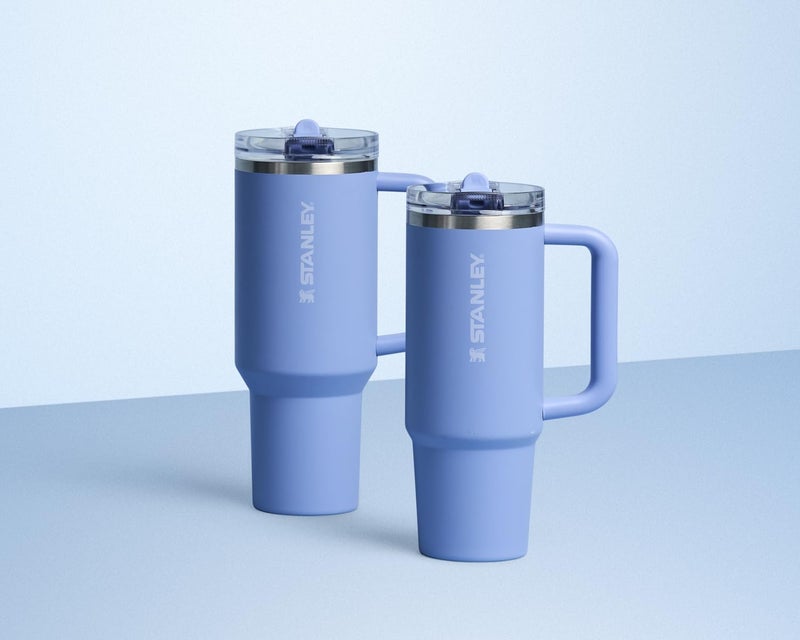 Stanley Stanley Quencher ProTour Flip Straw Tumbler with Leakproof Lid 30 oz | Built-In Straw and Handle | Cup Holder Compatible for Travel | Insulated Stainless Steel Cup | BPA-Free | Hydrangea - Image 2