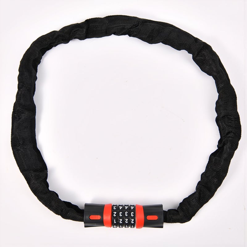 Bike Chain Lock Solve Key Loss Scratch Cut Rust Issues 4 Digit Code 90cm Long - Image 4
