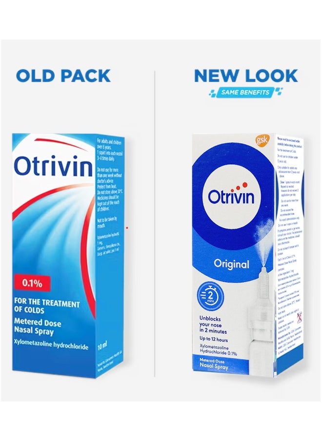 Original Metered Dose Nasal Spray 0.1% - 10 ml