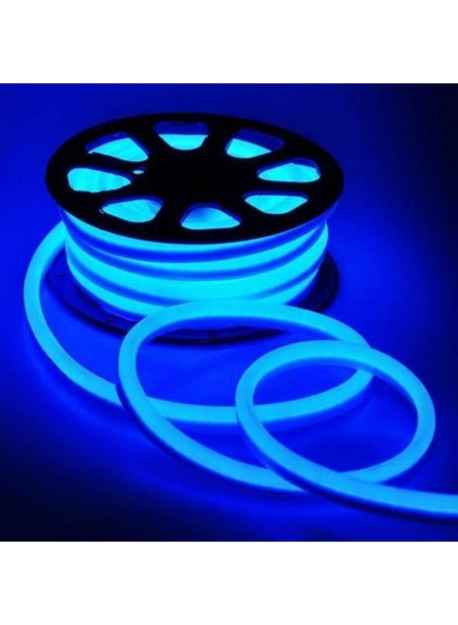 الجستو شريط أضواء نيون LED بطول 16.4 قدم من Gesto مع محول 12 فولت، حبل ضوء نيون سيليكون مسطح مرن قابل للقطع، شرائط نيون LED مقاومة للماء IP65 للديكور الداخلي والخارجي (أزرق) - Image 2