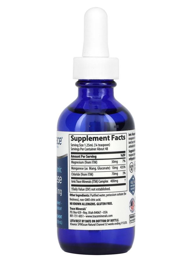 TRACE Ionic Manganese 10  mg 2 fl oz (59 ml) - Image 2