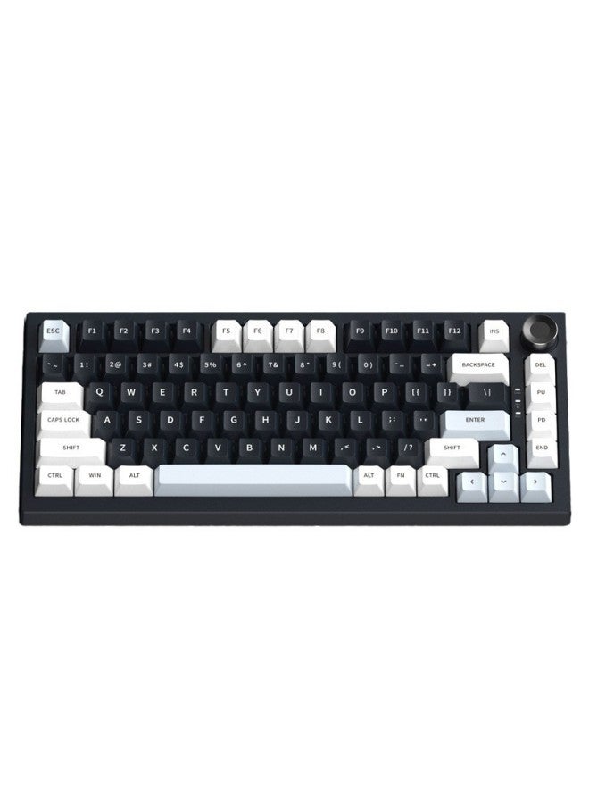 نيوترل لوحة مفاتيح ميكانيكية ثلاثية الأوضاع مطبوعة جانبيًا مع إضاءة خلفية متدرجة ثنائية الألوان من مادة PBT - Image 3