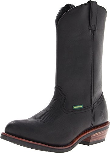 Dan Post Mens Albuquerque 12 Inch Waterproof Soft Toe Work Safety Shoes Casual Black Size 14 EW - Image 1