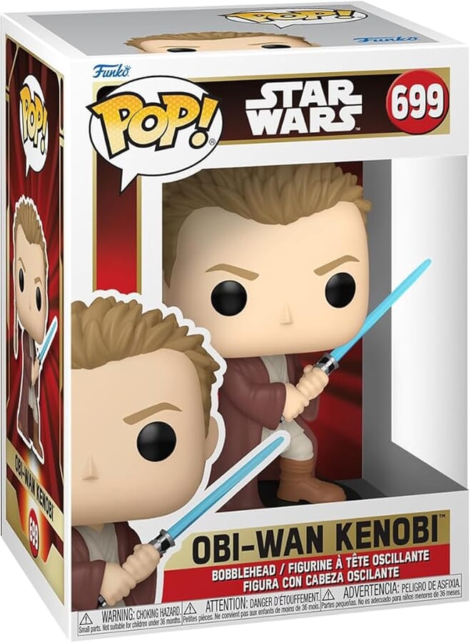 Funko Pop! Star Wars: Star Wars: The Phantom Menace 25th Anniversary - Obi-Wan Kenobi (Young) #699