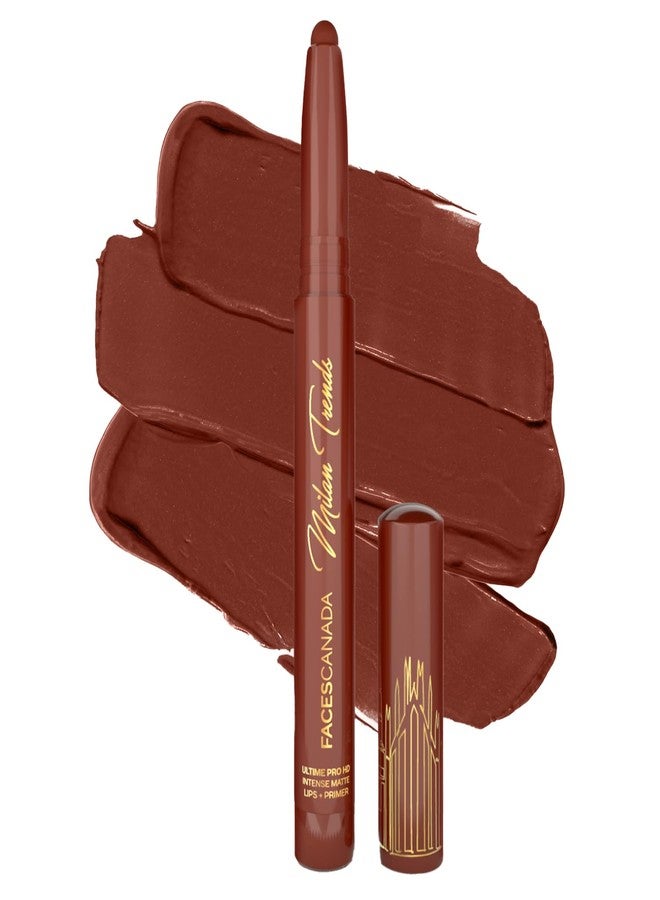 Facescanada FACES CANADA Ultime Pro HD Intense Matte Lips + Primer - GOAT N10, 1.4g, Limited Edition | 9HR Long Stay | Primer Infused For Flawless HD Matte Finish | Intense Color | Lightweight - Image 1