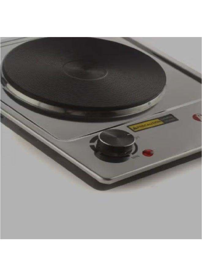 D L C Electric Ceramic Cooking 1 Hot Plate 1500.0 W DLC 6701 Black/Grey - Image 1