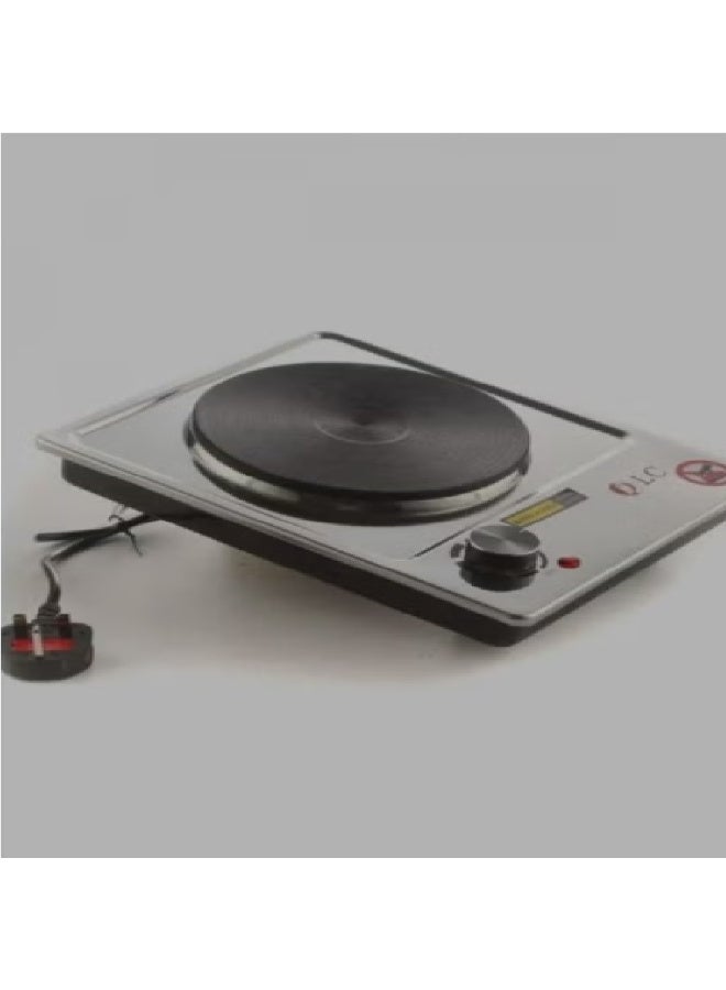 D L C Electric Ceramic Cooking 1 Hot Plate 1500.0 W DLC 6701 Black/Grey - Image 3