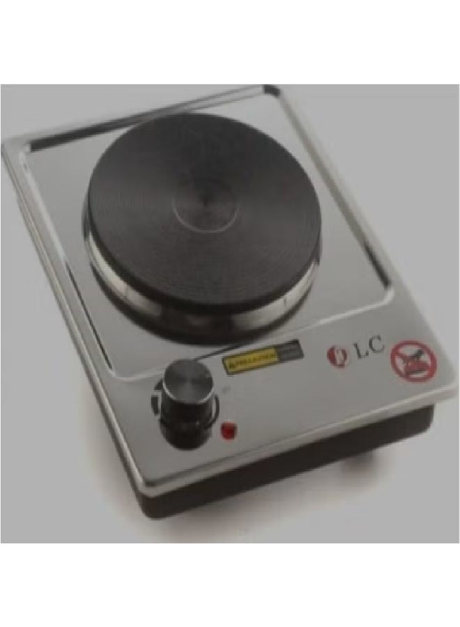 D L C Electric Ceramic Cooking 1 Hot Plate 1500.0 W DLC 6701 Black/Grey - Image 2