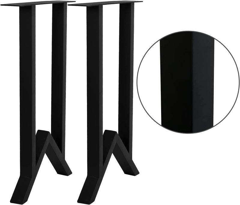 Ventuos أرجل طاولة قهوة DIY من الفولاذ Ventuos W 2PCS أسود H71CM X W45CM - Image 5