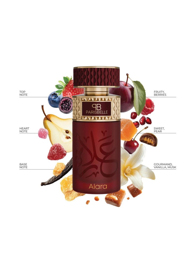 Parisbelle Alara Extrait de Parfum 100ml Unisex Luxury Long Lasting Gourmand Fragrance - Image 3