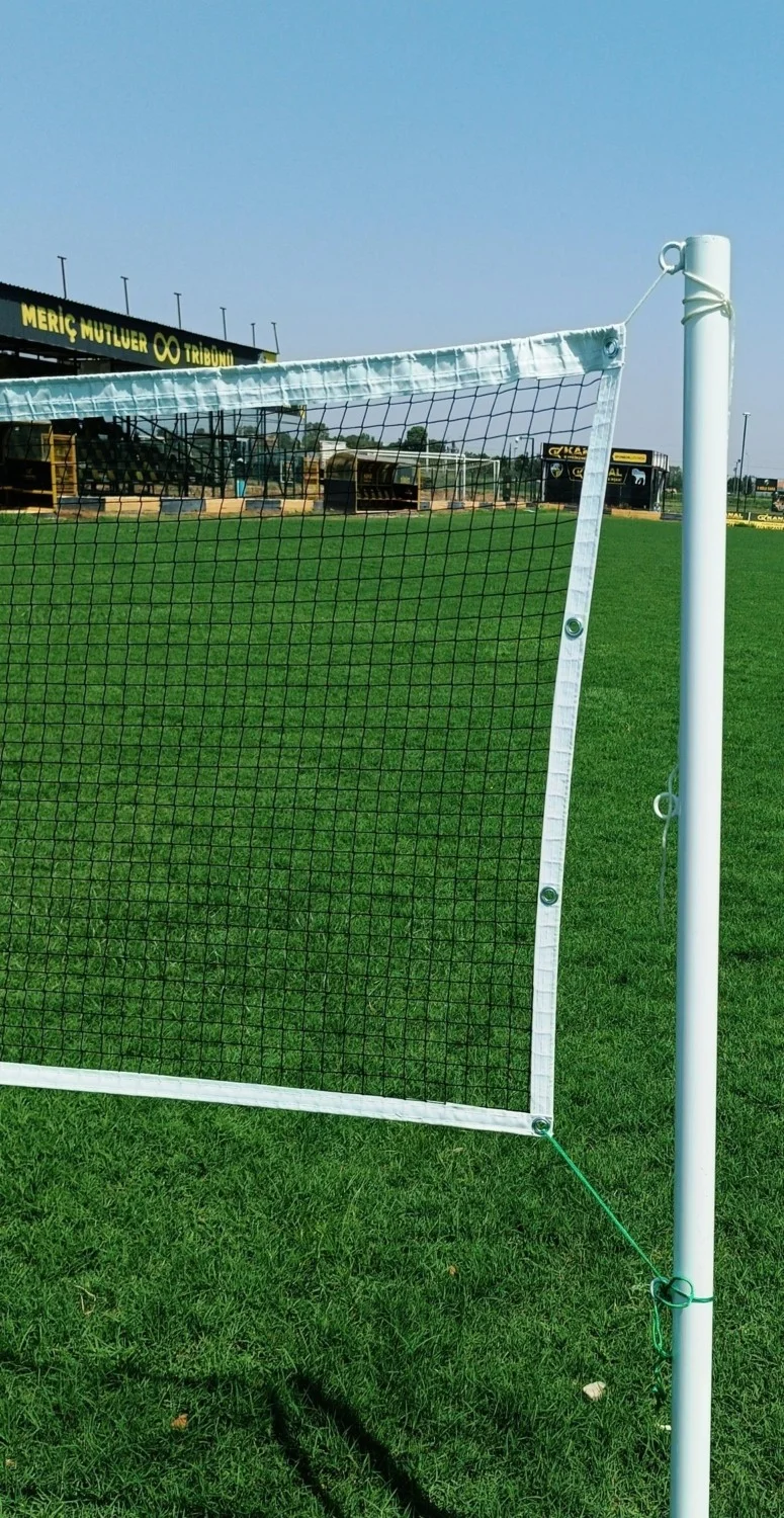 adelinspor Fixed Dowel Badminton Pole and Net Set