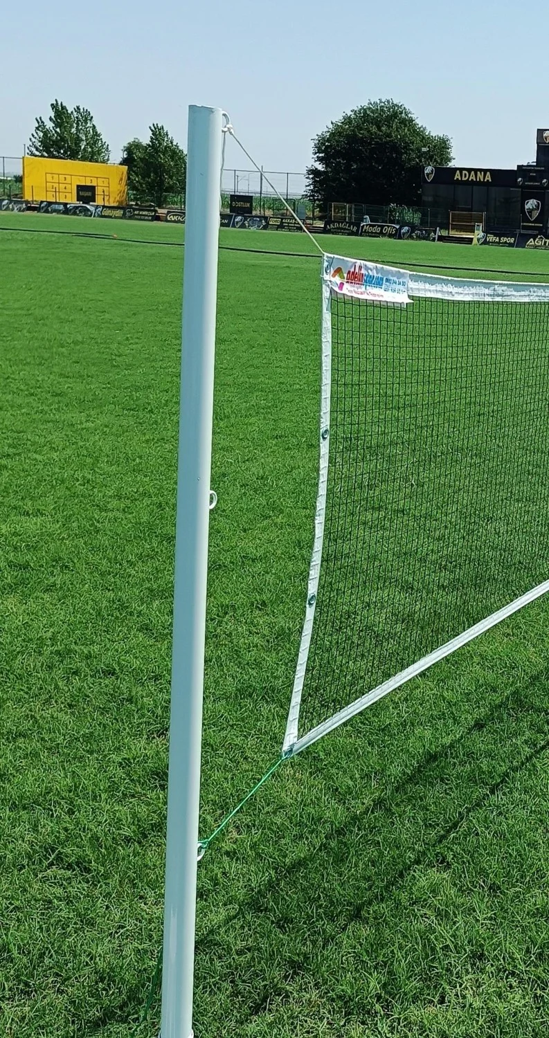 adelinspor Fixed Dowel Badminton Pole and Net Set