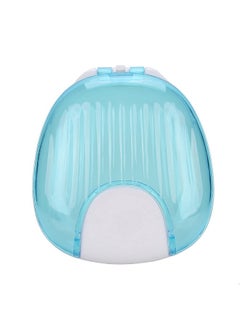 ZJchao Retainer Case, Denture Box, Case Portable Retainer Case Mouthpiece Prosthesis Box Container Denture Case, Tight Case Case (Sky Blue  - Image 4