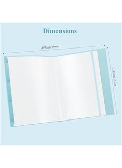 Arabest 30-Pocket Pink Binder for A3 Size Artwork and Documents, Heavy Duty Portfolio Folder with Clear Protectors for Presentation Display and Organization.  - Image 2