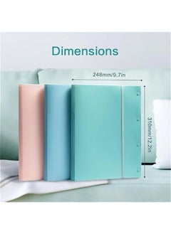 Arabest 30-Pocket Pink Binder for A3 Size Artwork and Documents, Heavy Duty Portfolio Folder with Clear Protectors for Presentation Display and Organization.  - Image 4