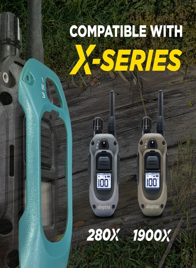 Dogtra X-Shield for X-Series (Compatible with 280X & 1900X) - Durable Double Remote Casing - Teal Green - Image 2
