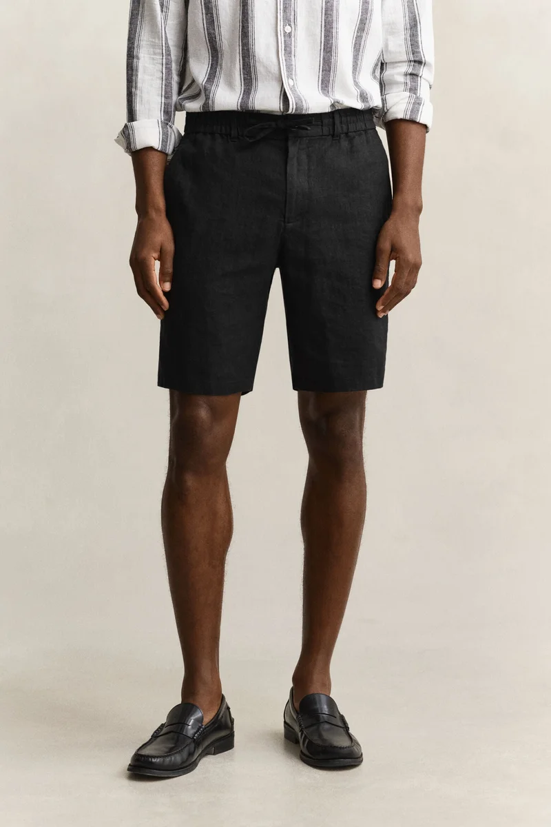 GANT  Regular Linen Drawstring Shorts for Men | Best Price UAE