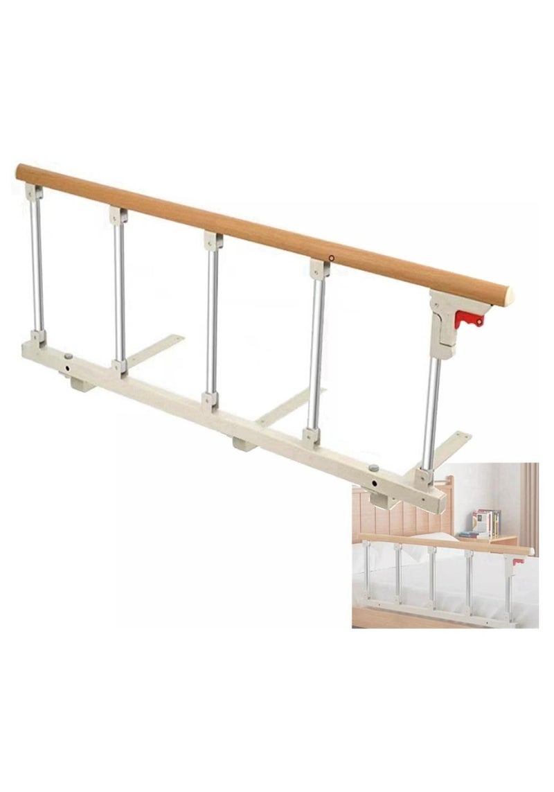 Cool Baby COOLBABY Bed Rails For The Elderly Safety Foldable Bedside Armrests Auxiliary Handles Foldable Bed Crutches Guardrails For The Elderly Adjustable Railings Anti-fall Sleep Bumpers - Image 1