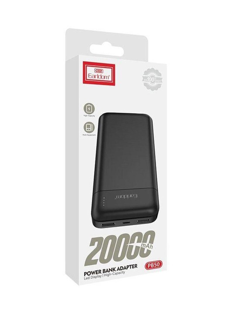 أيرلدوم باور بانك PB50 20000 مللي أمبير - أبيض مع شاشة LED، سعة عالية، معدات متعددة  - Image 5