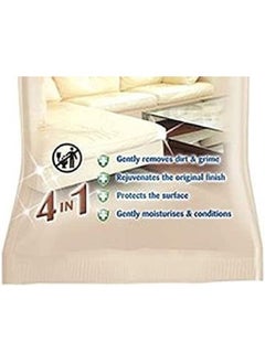 GreenShield Organic GreenShield 4in1 Action Conditioning Leather Surface Wipes. 70 Large Wipes, Removes Dirt, Rejuvenates, Protects the surface, gently moisturises.  - Image 3