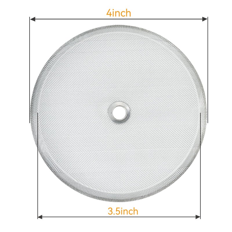 YMMIND 8 Pieces French Press Replacement Parts Stainless Steel Set, 6 Pieces 4in Universal French Press Screen, Containing Spiral Disk and Cross Disk for 34oz/3.75 Inch Wide French Press Coffee Press - Image 4