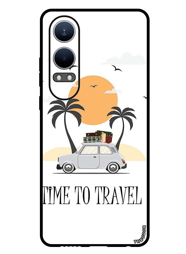 Theodor Protective Case Anti Scratch Shock Proof Bumper Cover For Oppo K12x (China) Time To Travel Vector - Image 1
