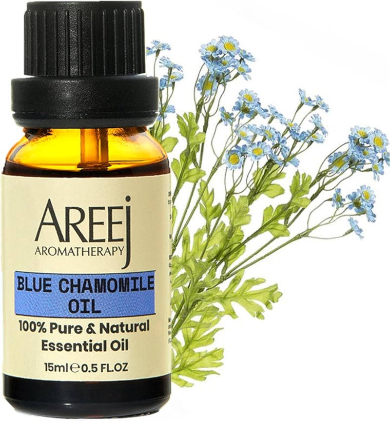 Areej Aromatherapy - Ar 0226 Blue Chamomile Oil For Moisturizing 15 Ml