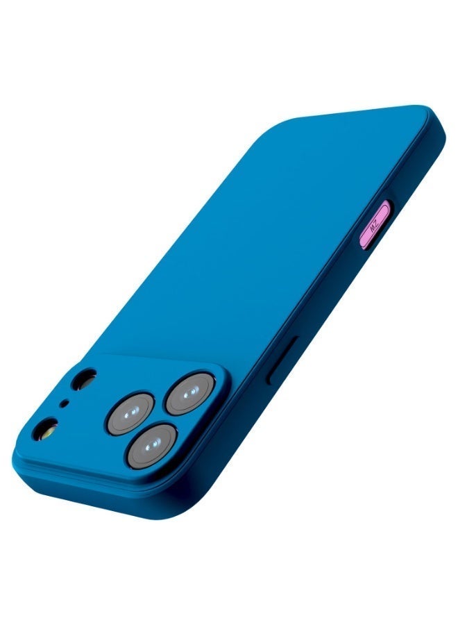 جراب سيليكون لهاتف آيفون 17 برو ماكس، غطاء ناعم، نحيف، مصنوع من مادة TPU، بلمسة نهائية غير لامعة، لون موحد، غطاء أملس، يوفر حماية كاملة للجسم ضد الصدمات لهاتف آيفون 17 برو ماكس - Image 4